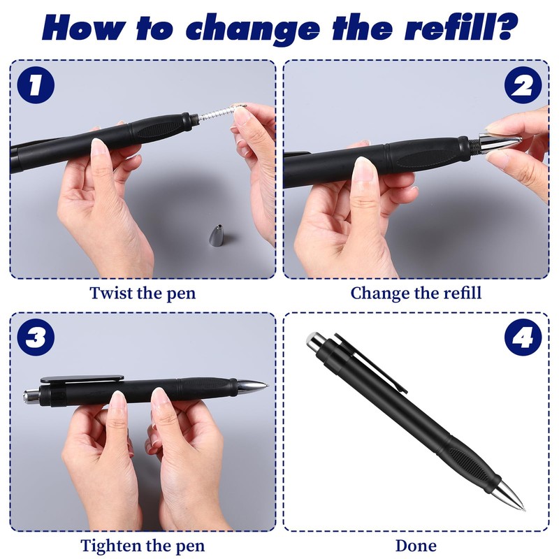 YBEATY 3 Pcs Big Fat Pens Easy Grip Enhanced Weighted