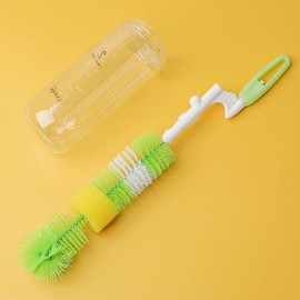 360-Degree Rotating Tumbler, Dish, and Bottle Cleaning Brush Bottle Cleaning Brush