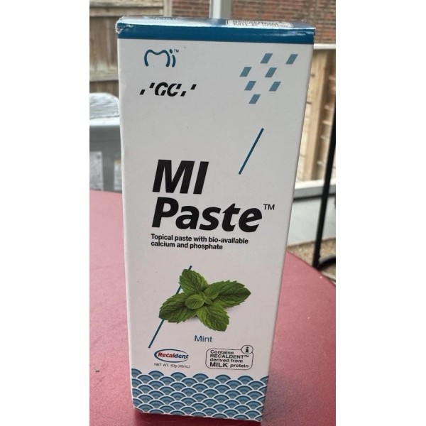 GC MI Paste Fluoride-Free Tooth Creme with Recaldent 40g Tube