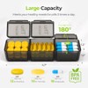 AUVON Weekly Pill Organiser 3 Times a Day, Face-Up Labels