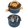 Thermal Lunch Box 2200ml Three Layer Detachable Compartment Design Portable