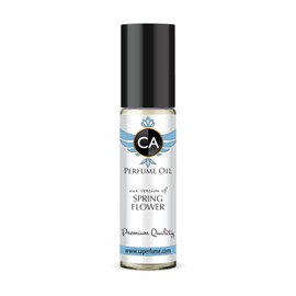 CA Perfume Impression of Spring Flower for Women Fragrance Oil Floral Fruity Scent Long Lasting Perfumes for Women Travel Size TSA Ready Mini Parfum Body Oil Roll-on 0.33 Fl Oz 10ml