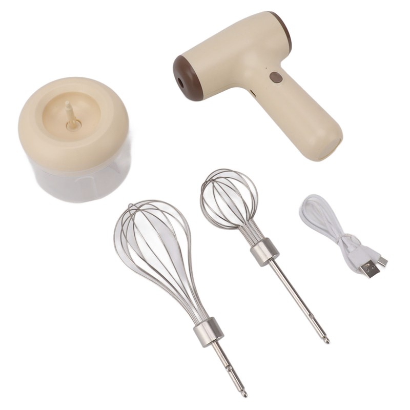 Electric Garlic Chopper Egg Beater Cordless Handheld Food Processor USB