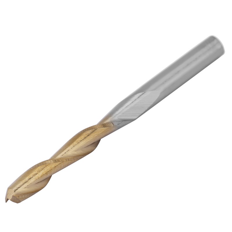 Titanium Coated 2-flute End Mill Milliling Cutter 3.175mm Shank 3.175mm