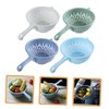 SOLUSTRE Plastic Colander Strainer Handle 4pcs Kitchen Utensils for Fruit