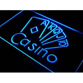 ADV PRO J417 B Casino Poker Game Room Display Neon Light Sign Bar Neon Light Sign