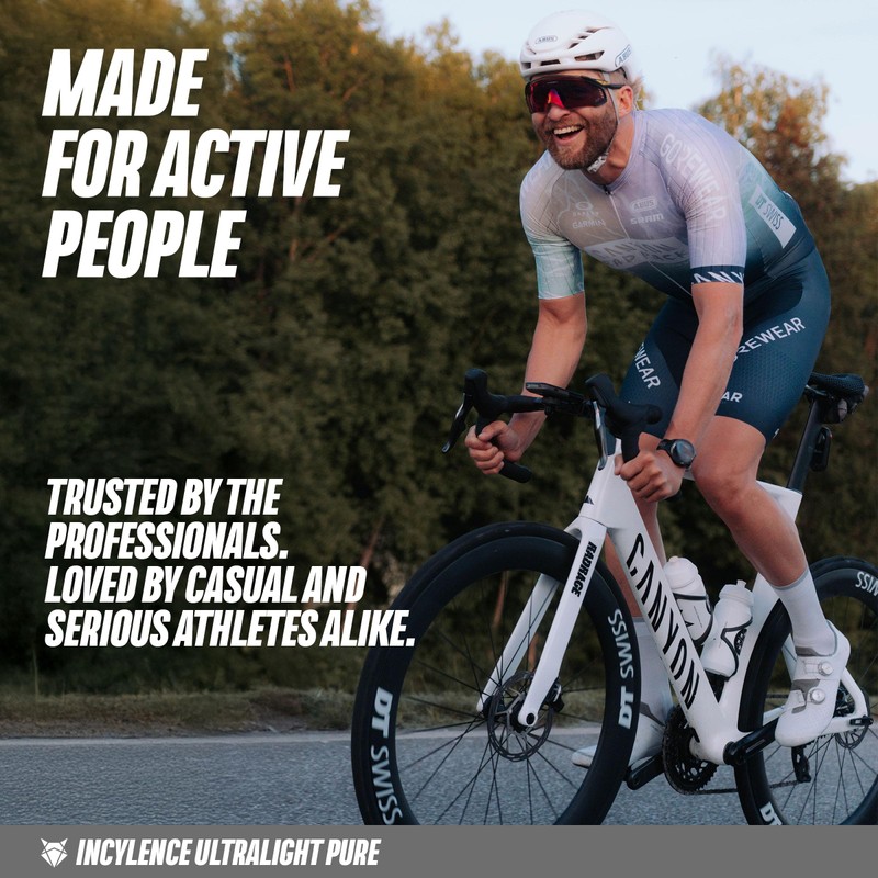 INCYLENCE Men's Road Bike Socks, Ultra Thin Cycling Socks with