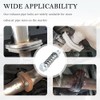 ZENWORYS 2PCS Car Exhaust Manifold Bolts,M10x1.5mm Exhaust Bolts and Nuts