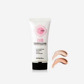 Hanamori BB Cover & Care Cream Foundation 35ml BB Cream CC Cream Makeup Base / 하나모리 BB커버&케어 크림 파운데이션 35ml 비비크림 CC크림 메이크업베이스