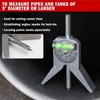 Pipe Center Finder,Pipefitter Tools w/Magnetic Centering Head,Measure Pipe Diameter,Accurate Location