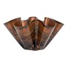 Creative Co-Op Metal Organic Shaped Planter, Oxidized Copper