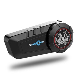 FreedConn KY-Pro Motocycle Helmet Waterproof and Wireless Bluetooth Headset/FM Radio/1000M Intercom/6 Riders Intercom/Moto Biking & Skiiing/Universal Pairing with Most of Other Brands bluetooths