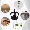 YNHJQP 5 pieces ceiling hooks, black, stainless steel hooks with