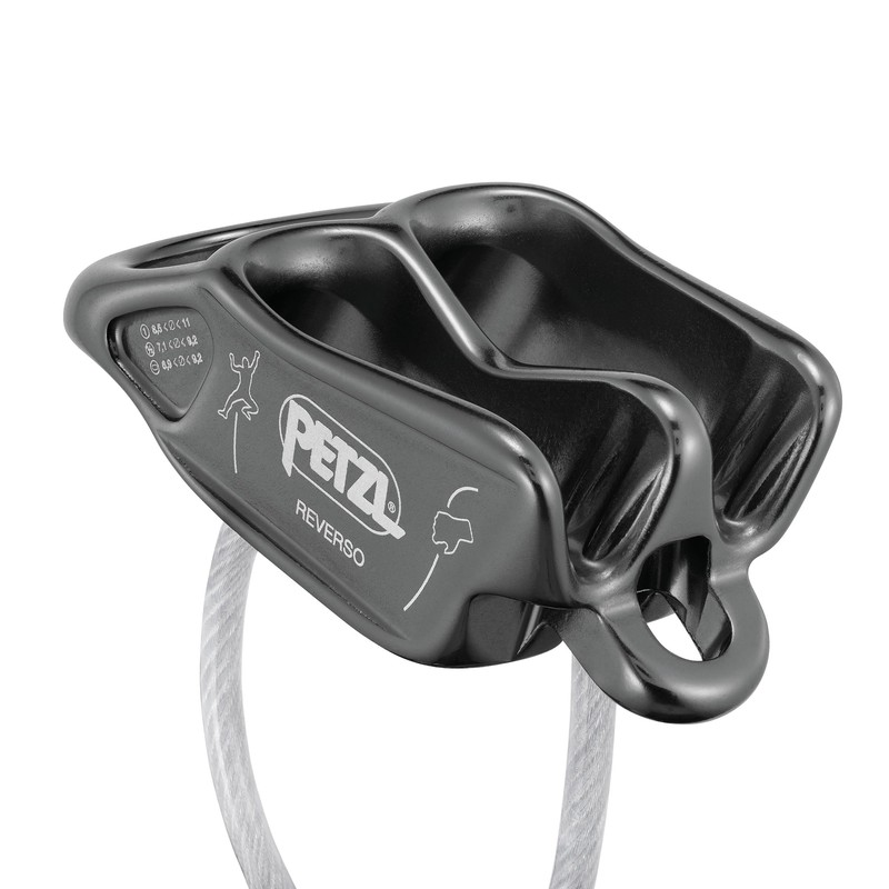 PETZL Reverso Multi-Purpose Beray/Lapel Device, Green, One Size