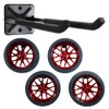 Heavy Duty Garage Tires Hooks Wall Mounted Hanger Tool Organizer