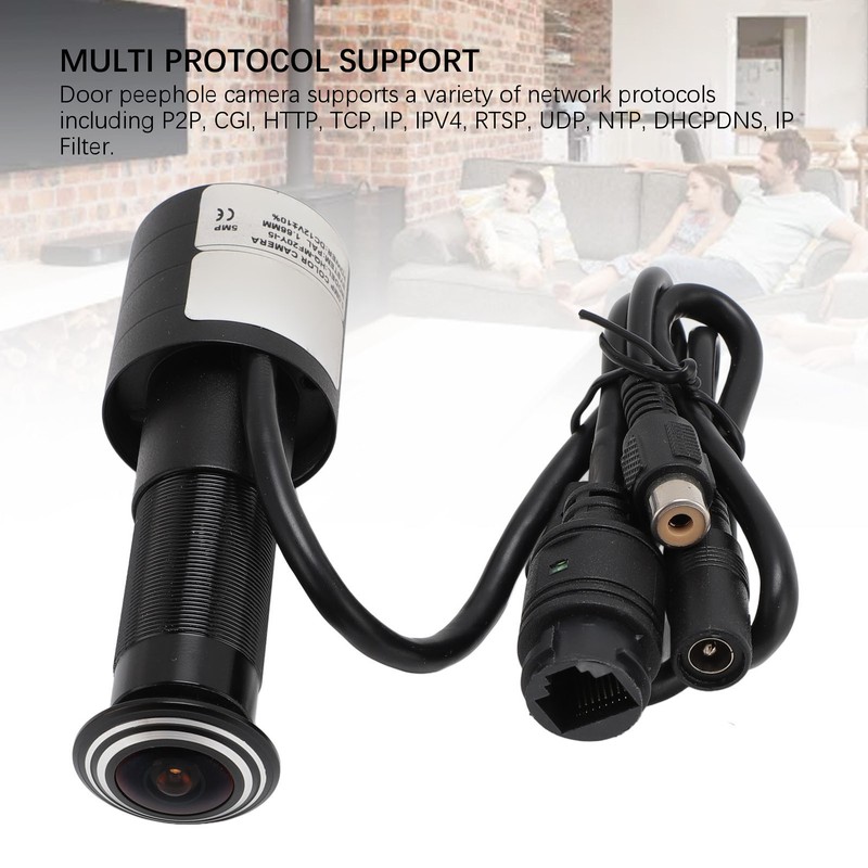 Door Peephole Camera 5MP HD High Sensitivity CMOS Image Sensor