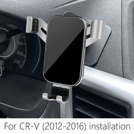 LUNQIN - Soporte para teléfono de coche para Honda CR-V CRV 2012 2013 2014 2015 2016 LX SE EX EX-L Touring SUV Accesorios de auto, mejor soporte para teléfono celular, soporte de navegación de carga