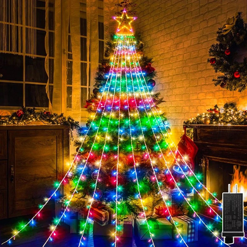 JXLEDAYY Decoraciones Luces Led Cuerda Para Arbol Navidad Exterior