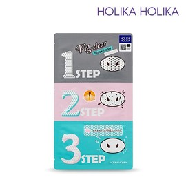 Holika Holika Fig Clear Blackhead 3-Step Kit (Nose Pack) 5 Sheets / 홀리카홀리카 피그 클리어 블랙헤드 3-Step 키트 (코팩) 5매