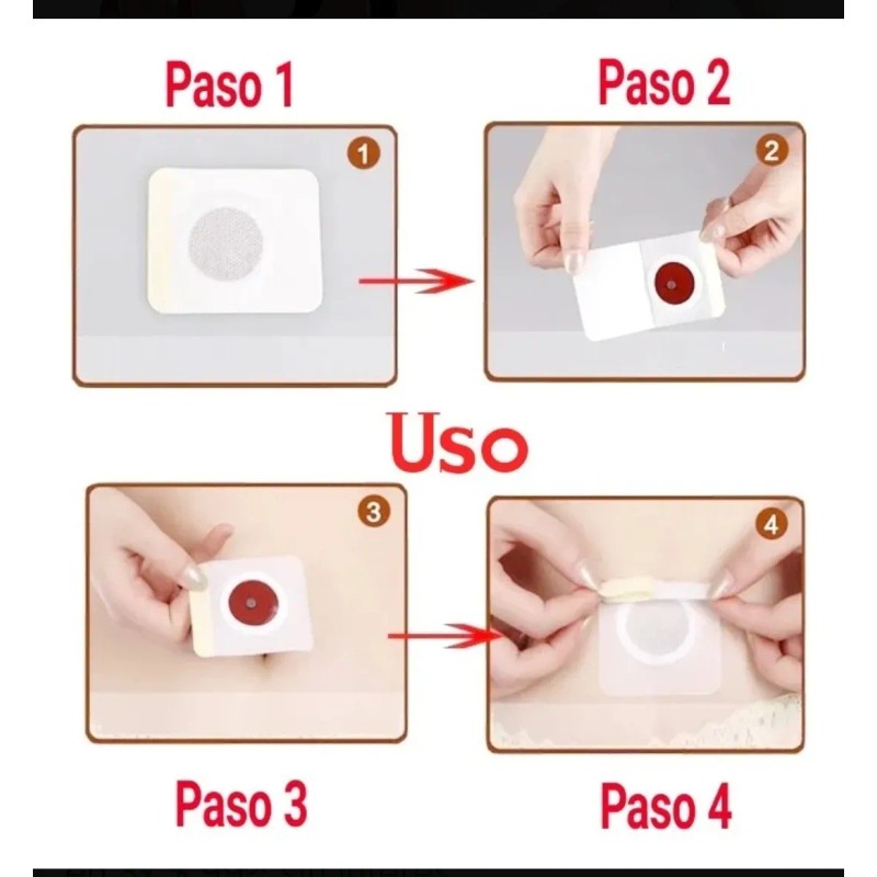 Parches Abdomen Adelgazar Reductivo Pzas Neutra