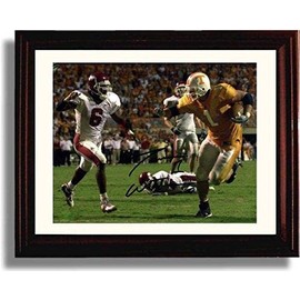 Jason Witten Tennessee Football Autograph Promo Print - Framed 8x10