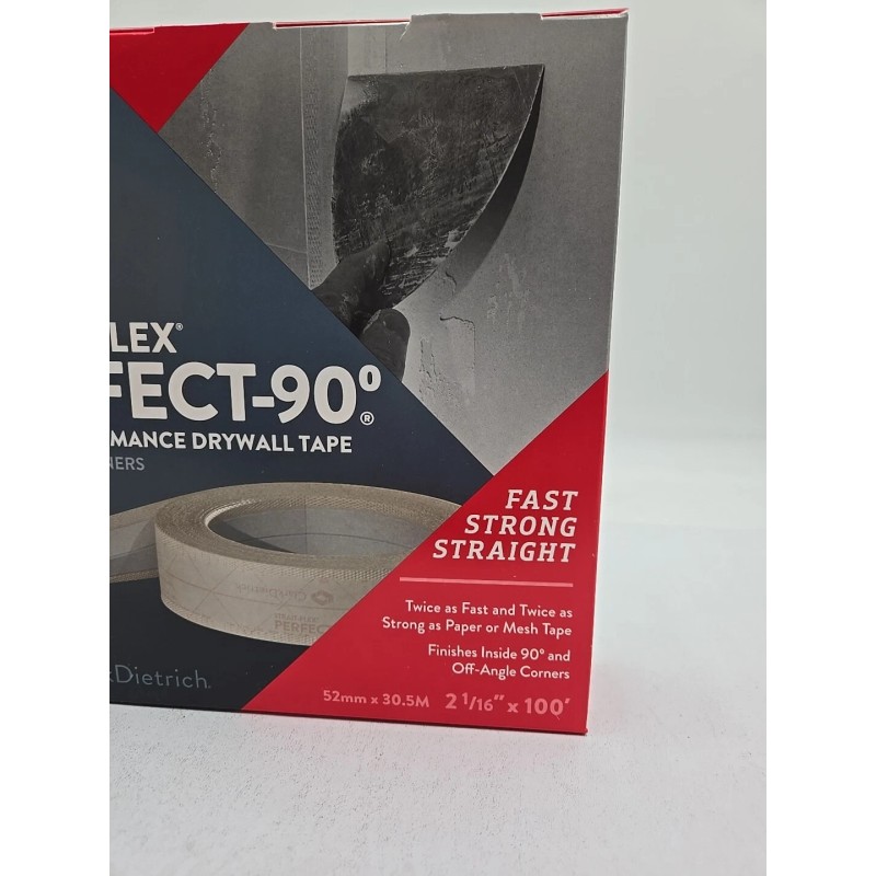 Strait-Flex P90-100 2-1/6in X 100ft Perfect-90 Flexible Corner Trim Case