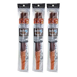 AromaBlu 11" Hand Dipped Incense 3-Pack (10-Sticks Per Pack) - Choose Your Scent (Aroma Calm)