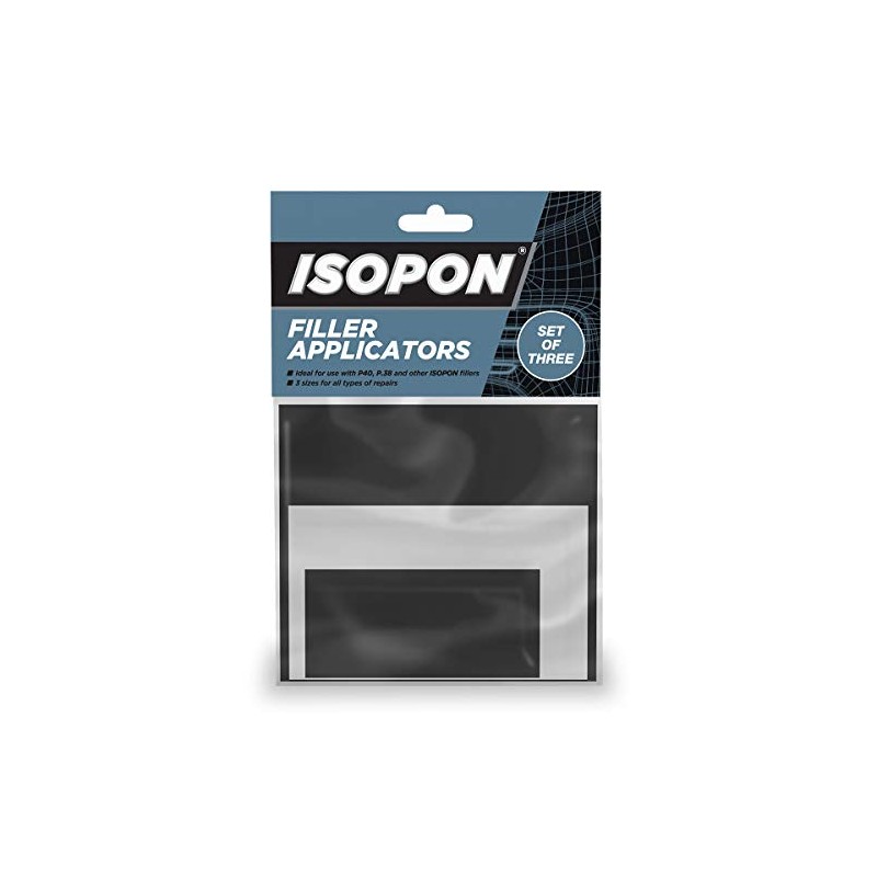 isopon Applicators for Body Filler - Set of 3