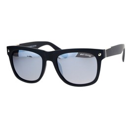 Polarized Lens Sunglasses Classic Square Frame Unisex Matte Black, Gray Mirror