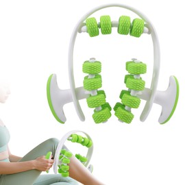 Anti-Cellulite Massager, Cellulite Roller with Removable Massage Heads Design, Massage Roller Legs Lymphatic Drainage, Massage Roller for Legs, Arms (Green)