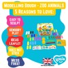 Zoo Animals Box Dough, Lovin Modeling Set with Colour Dough,