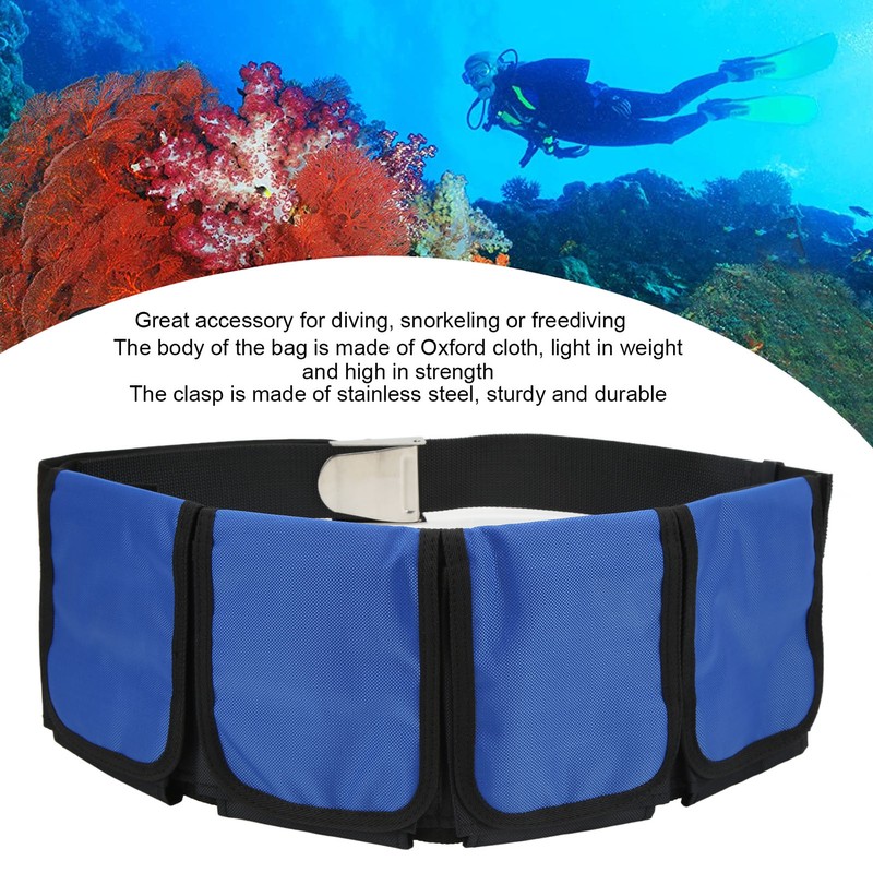 Scuba Pocket Weight Belt Oxford Cloth Scuba Diving Weight Belt