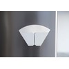 Yamazaki Industries 2977 Magnetic Coffee Paper Filter Holder, Tower, White