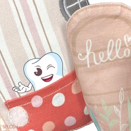 Splosh Tooth Fairy House Red - Magical Tooth Fairy Pillow with Fairy Door to Place Lost Tooth, Tooth Fairy Gifts for Girls, Boys and Toddlers, Tooth Fairy Bag for Every Lost Tooth