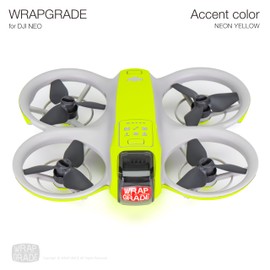 Wrapgrade for DJI NEO Accent Color Sticker (Neon Yellow)