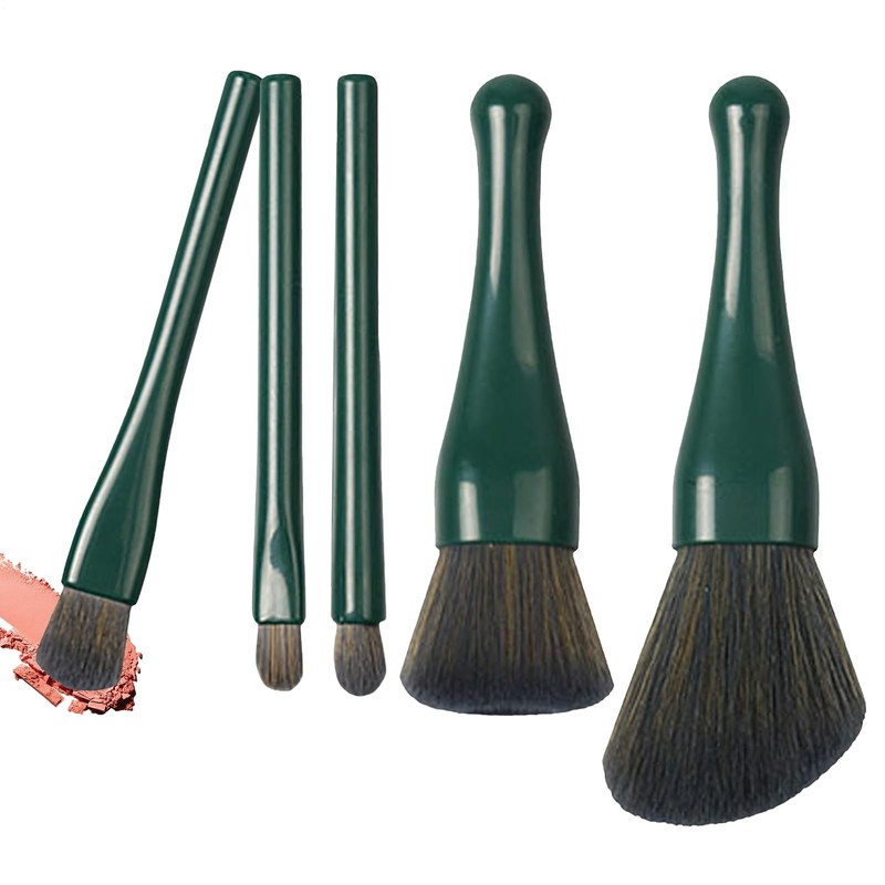 Travel Size Makeup Brushes - Foundation Blending Powder Eye Shadow