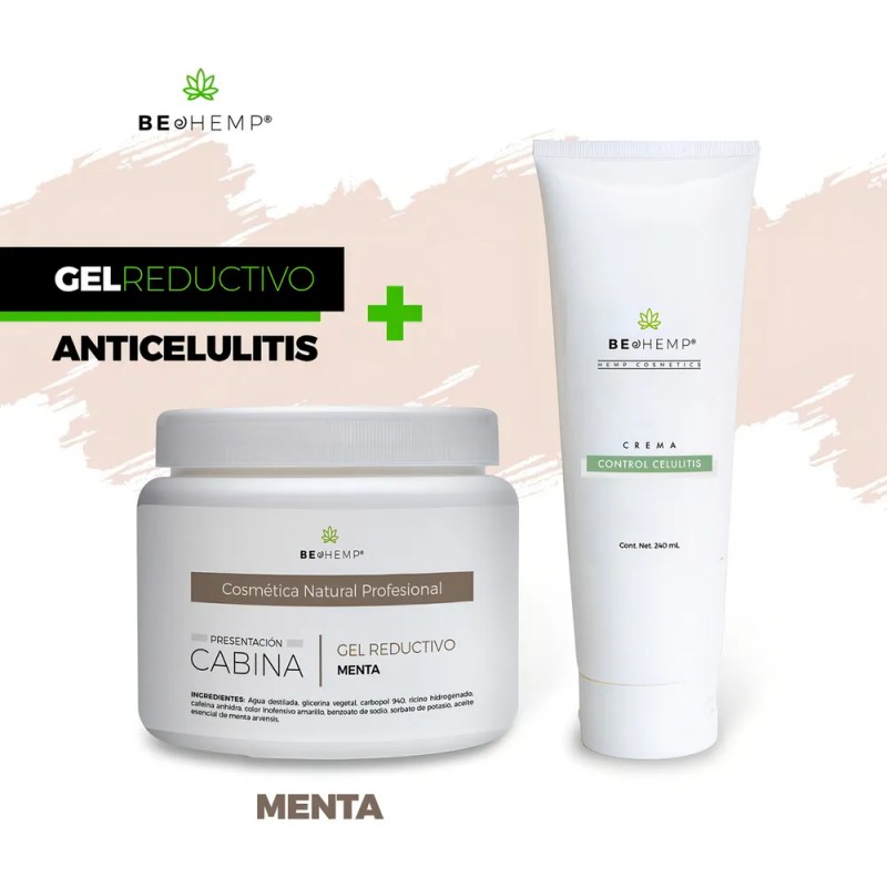 Gel Tonificante De Menta, Y Crema Anticelulitis Beohemp