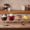 ZOOFOX 6 Pack Glass Ice Cream Bowl Set, 9 oz