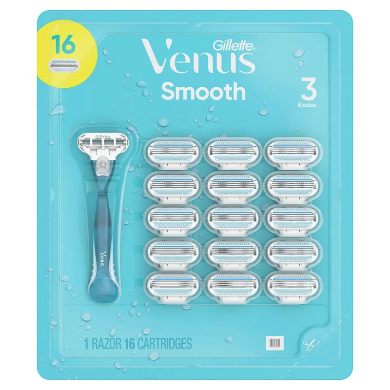 Venus Original Smooth Women’s Razor – 3 Blade Handle +