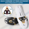 Road Bike Cleats Compatible with SPD-SL Pedals, 4 Pack
