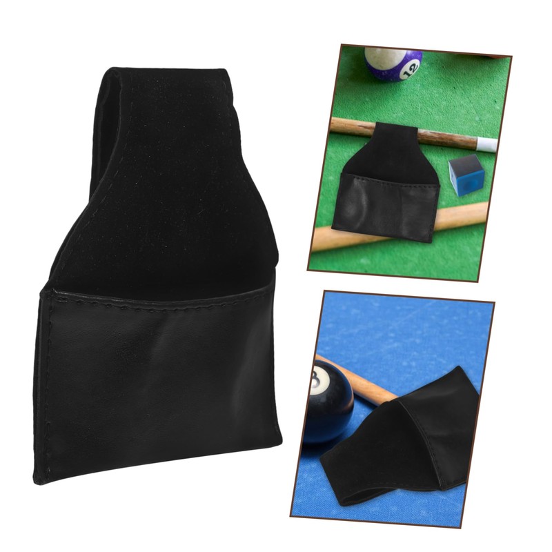 BESPORTBLE Ergonomic Billiards Chalk Holder Bag Portable Pool Clamp for