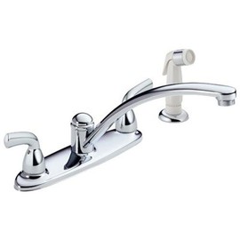DELTA FAUCET B2410LF Kitchen Sink Faucet, 9.25 x 10.63 x 9.25 inches, Chrome