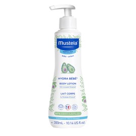 Mustela Hydra Bebe Body Lotion - Daily Moisturizing Baby Lotion with Natural Avocado, Jojoba & Sunflower Oil - 10.14 fl. oz.