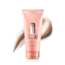 Clinique Moisture Surge - Loción hidratante corporal con biofermento de aloe, ácido hialurónico + glicerina, hidratante, hidratante y ligera, 6.7 onza