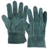 Otafuku Gloves Leather Gloves [Cow Split Leather, Oil Treatment, Back