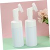 FOMIYES 2pcs Travel Size Foam Facial Cleanser Bottles 100ml Portable