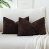 JOTOM Corduroy Soft Striped Throw Pillow Case 40x60 cm Boho