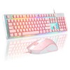 Gaming Keyboard and Mouse Combo, K1 RGB LED Backlit Keyboard