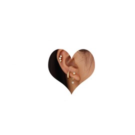 SAMOCO Gold Hoop Earrings Set for Women 14K Gold Stud Huggie Hoop Earrings for Multiple Piercing Hypoallergenic Dainty Small Hoop Dangle Earring Stacks Cartilage Earring Set