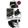 enPremiumLife 27130 Formal Bag Set of 2 with Tassels, Black